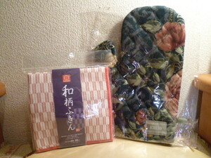 Кухонный товар для горшки и японская ткань ткань (100%Rayon) Новая, неиспользованная, выставка