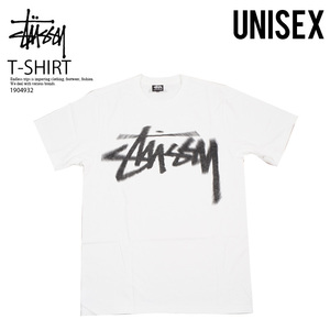 ■新品■STUSSY ステューシー Tシャツ DIZZY STOCK T-SHIRT ディジー ストック Tシャツ■MENS(M)■ロゴ プリント 半袖■ホワイト■1904932