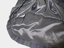 フランシュリッペ　ポケットフリルタータンチェックボックスプリーツスカート　ブラックウォッチ　FL5 大きいサイズ_画像5