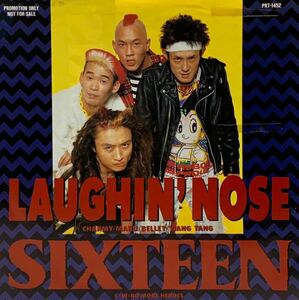 ［EP 7inch］激レア・プロモオンリー LAUGHIN' NOSE / SIXTEEN（1989）ラフィン・ノーズ NO MORE HEROES PRT-1452