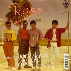 ［E 7inch］レア・プロモ カルロス・トシキ & オメガトライブ / REIKO（1988）Japanese boogie funk 和モノ 和泉常寛 林哲司 新川博