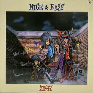 ［LP］ZIGGY / NICE & EASY（1989）応募券付属 CD移行期 ジギー 28JAL-3183