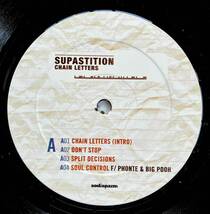 Supastition / Chain Letters【2LP】2005 / US / Soulspazm Records / 01spz018_画像3