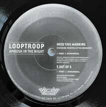 Looptroop / Ambush In The Night【12''】1999 / US / Street Level Records / SLR129902_画像4