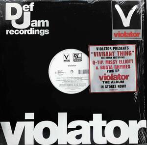 Violator Feat Q-Tip / Vivrant Thing (Remixes)【12''】1999 / US / Violator / 314 562 441-1 / 検索：333yen vinyl