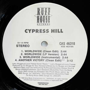 Cypress Hill / Worldwide【12''】1999 / US / Ruffhouse Records / CAS 46318 / 検索：333yen vinyl 