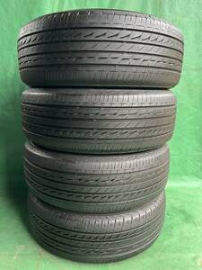 中古　夏用　タイヤ　ブリヂストン REGNO GRーXI 215/60r16 95QV 4本セット　バリ溝　格安送料込み　新潟発