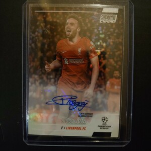 2021-22 Topps Stadium Club Chrome UEFA CL サイン Diogo Jota ディエゴ ジョッタ リバプールFC