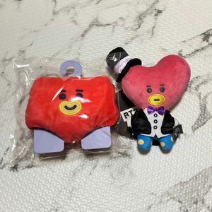 BTS BT21 防弾少年団 TATA テテ Let's party with you マスコット たっとんフェイス着ぐるみ S用