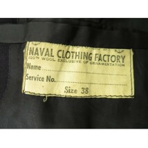 【ジャケット/コート】NAVAL CLOTHING FACTORY アメリカ軍 米軍 38 濃紺 ブラック Pコート ミリタリー_画像5