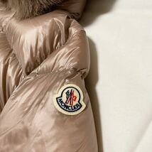 【美品】MONCLER モンクレール ボリュームダウン　ファー　ブラウン_画像4