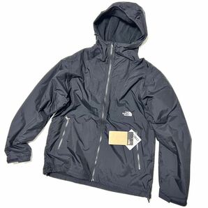 XL 新品 ノースフェイス 裏地 フリース コンパクト ノマド ジャケット 黒 Compact Nomad Jacket フリースパーカー ジップアップ フード