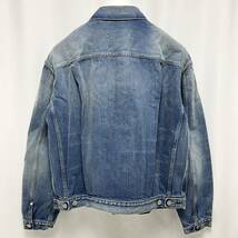 52 新品 メゾンマルジェラ ダメージ 加工 デストロイド デニム ジャケット クロップド DESTROYED DENIM JACKET 4ステッチ ヴィンテージ_画像2