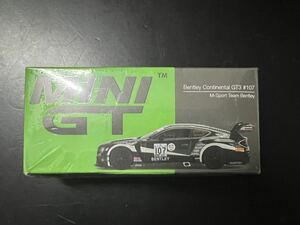 MINI GT 1/64 208 ベントレー　Continental GT3 #107 M-Sport Team Bentey