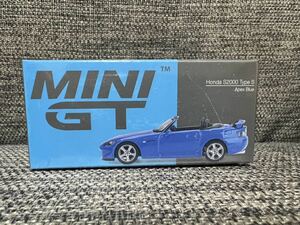 MINI GT 1/64 376 ホンダ S2000 (AP2) タイプS アペックスブルー (右ハンドル)