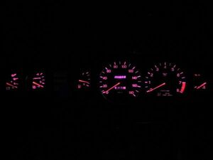 スープラ JZA70 メーター照明用 LED 1台分セット！ ピンク