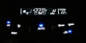  Prius α ZVW40 / ZVW41 LED strike . instead ending air conditioner panel * Prius Alpha Tune black 