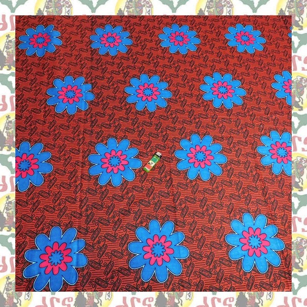 【SALE/180cm x 110cm/2ヤード】アフリカンプリント生地 barg-o99 アフリカ布 アフリカ生地 ゴールドプリント アンカラ キテンゲ パーニュ