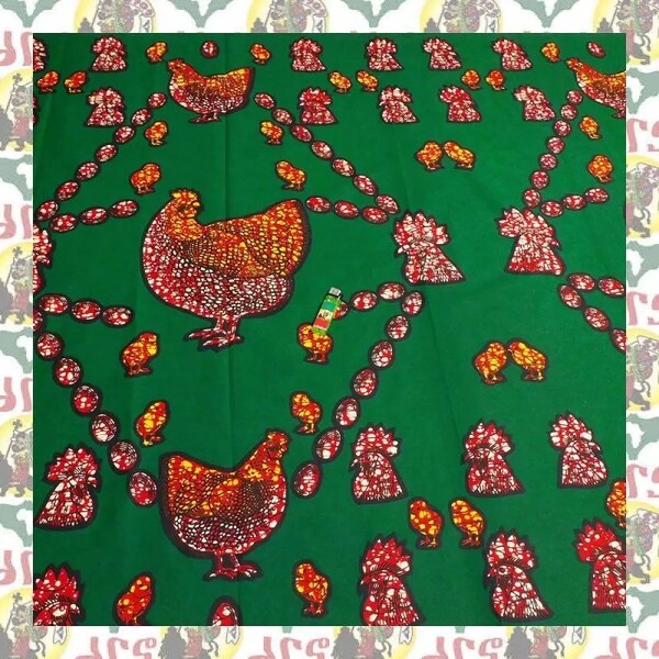 【SALE/180cm x 110cm/2ヤード】アフリカンプリント生地 barg-L63 アフリカ布 アフリカ生地 ゴールドプリント アンカラ キテンゲ パーニュ
