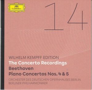[CD/Dg]ベートーヴェン:ピアノ協奏曲第4番ト長調Op.58他/W.ケンプ(p)&P.v.ケンペン&ベルリン・ドイツ・オペラ管弦楽団 1941.4他