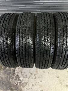 145R12 LT 6PR TOYO/DELVEX 934 スタッドレス 4本 18年 バリ山