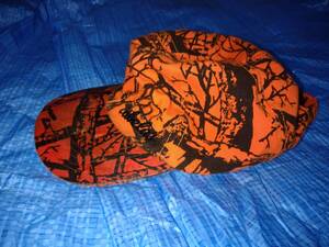  used kabelasgore-tex cap hunting camouflage orange 
