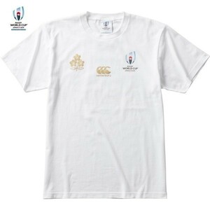 新品　Goldwin ★ ゴールドウイン カンタベリー ★　ラグビーワールドカップ 2019 ジャパン 公式 メモリアル Tシャツ Sサイズ