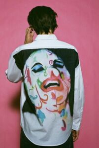 新品未開封　シュプリーム Supreme ★　Leigh Bowery　Supreme Airbrushed Shirt　White Mサイズ　国内正規品　長袖シャツ