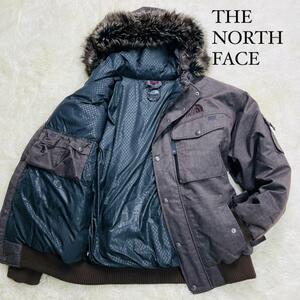 美品/2007年限定モデル/ノースフェイス◎THENORTHFACE マクマードリミテッドパーカ ダークグレー ダウンジャケット L 大きいサイズ メンズ