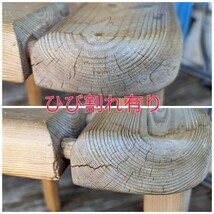 木製　スツール　組木　デンマーク　椅子　いす　イス　北欧　サイドテーブル　飾台　パイン材　サウナスツール　無垢材　ヴィンテージ_画像10