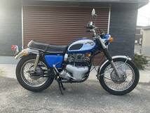 超希少 1968年(昭和43年) 初期 W2TT コマンダー 車検3年付 動画有り 検)W1 W1SP W1SA W3 W650 650RS W2SS_画像2