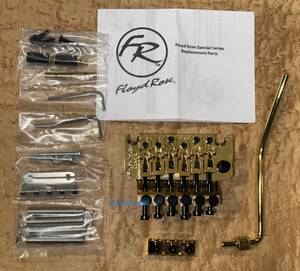 新品 Floyd Rose 純正 FRTS3000 Special Series R3 6弦用 37mm Tremolo System Gold フロイド ローズ スペシャル 箱入り トレモロ ブリッジ