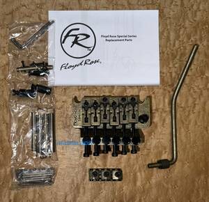 新品Floyd Rose 純正 FRTS7100 Special Series R2 37mm Tremolo System Green Bronze 6弦用 フロイド ローズ スペシャル トレモロ ブリッジ