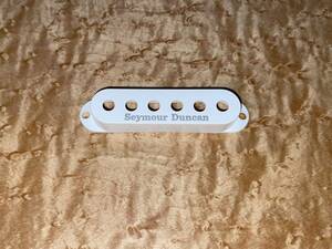 新品Seymour Duncan Single-Coil Pickup Cover 1個For Stratocaster Whiteセイモア ダンカン ストラト シングルコイル ピックアップ カバー