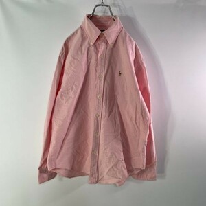 [KWT552] Ralph Lauren sport Yシャツ ピンク メンズ ８ ポス