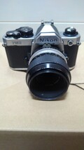Nikon FM2 シルバー 一眼レフ フィルムカメラ レンズ マニュアルフォーカス ニコン NIKKOR_画像1
