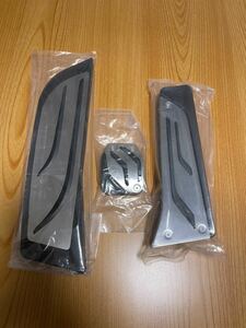 BMW ペダルカバー セット ステンレス製 M2 M3 M4 DCTモデル アクセル ブレーキ フットレスト F80 F82 F84 ペダル アクセサリー カスタム