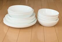 ヤマザキ 春のパン祭り 白い皿 19枚セット まとめて 未使用あり プレート ボウル 白いお皿 _画像10