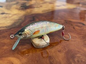 T.C.G Handmade Lures 50s No.1 ハンドメイドミノー アワビ貼り ハンドメイドルアー