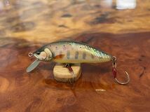 T.C.G Handmade Lures 50s No.2 ハンドメイドミノー アワビ貼り ハンドメイドルアー_画像2