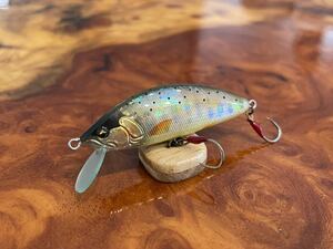 T.C.G Handmade Lures 50s No.3 ハンドメイドミノー アワビ貼り ハンドメイドルアー