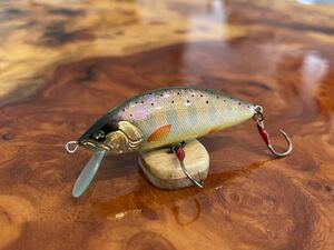 T.C.G Handmade Lures 50s No.7 ハンドメイドミノー アワビ貼り ハンドメイドルアー