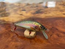 T.C.G Handmade Lures 50s No.18 ハンドメイドミノー アワビ貼り ハンドメイドルアー_画像4