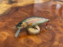 T.C.G Handmade Lures 50s No.21 ハンドメイドミノー アワビ貼り ハンドメイドルアー_画像1