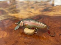 T.C.G Handmade Lures 50s No.22 ハンドメイドミノー アワビ貼り ハンドメイドルアー_画像2