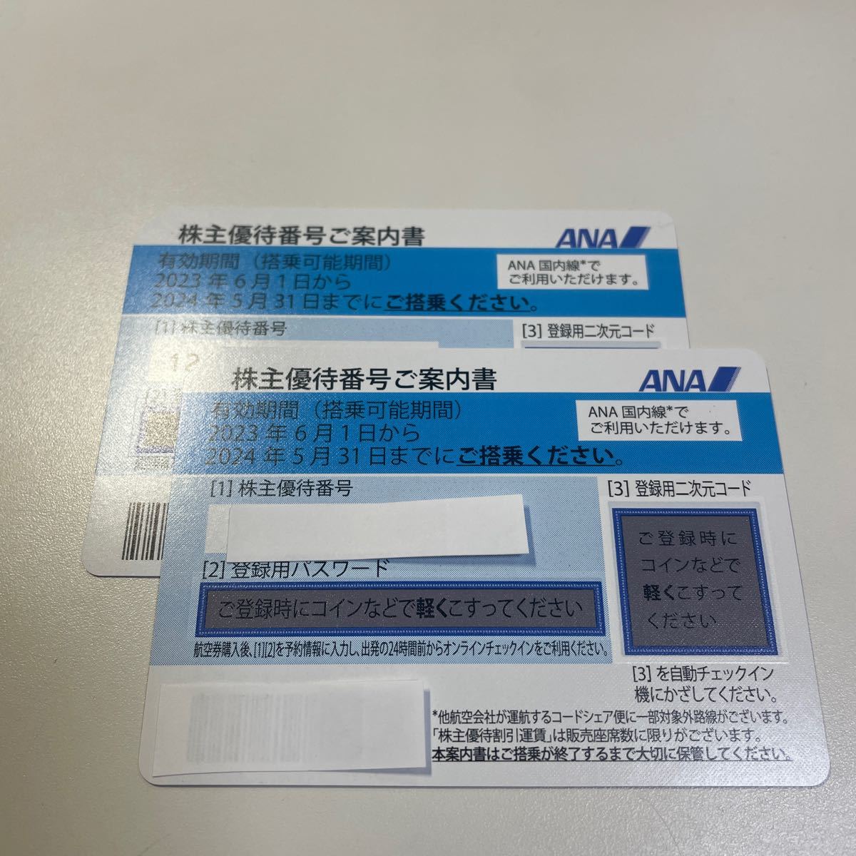 ANA(全日本空輸) - ANA株主優待券 2枚と優待券の+premium-servicetech.com