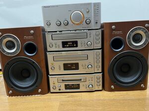 パイオニア n901 コンポ 再生◯ a-n701 t-n901 pd-n901 mj-n901 CD MD カセット　+スピーカー s-n701-lr pioneer