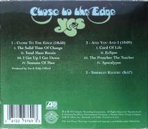 c480CD【CLOSE TO THE EDGE / YES】危機 イエス 輸入盤_画像2