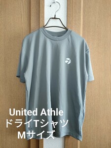 ユナイテッドアスレ オリジナル ドライ ジム 半袖 Tシャツ グレー M