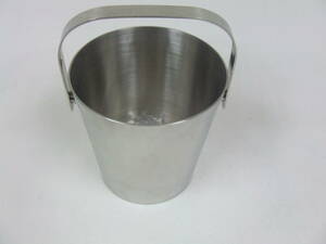  ice pail made of stainless steel * new goods, unused passing of years goods * wine cooler UK-18-8